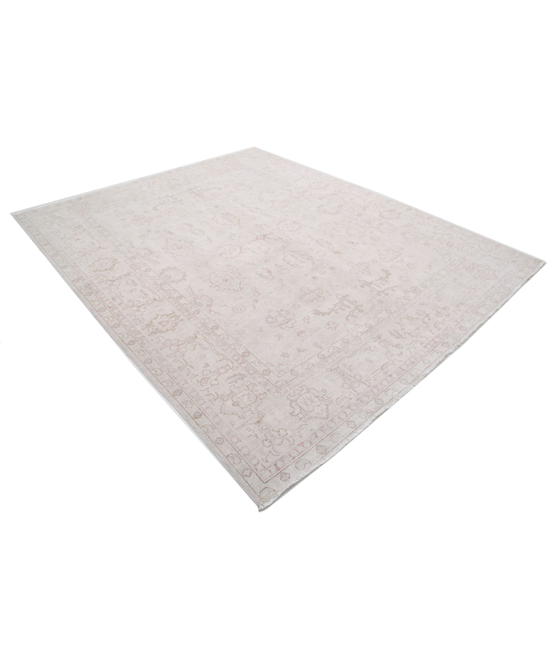 Serenity 7'10'' X 9'8'' Hand-Knotted Wool Rug 7'10'' x 9'8'' (235 X 290) / Ivory / Ivory