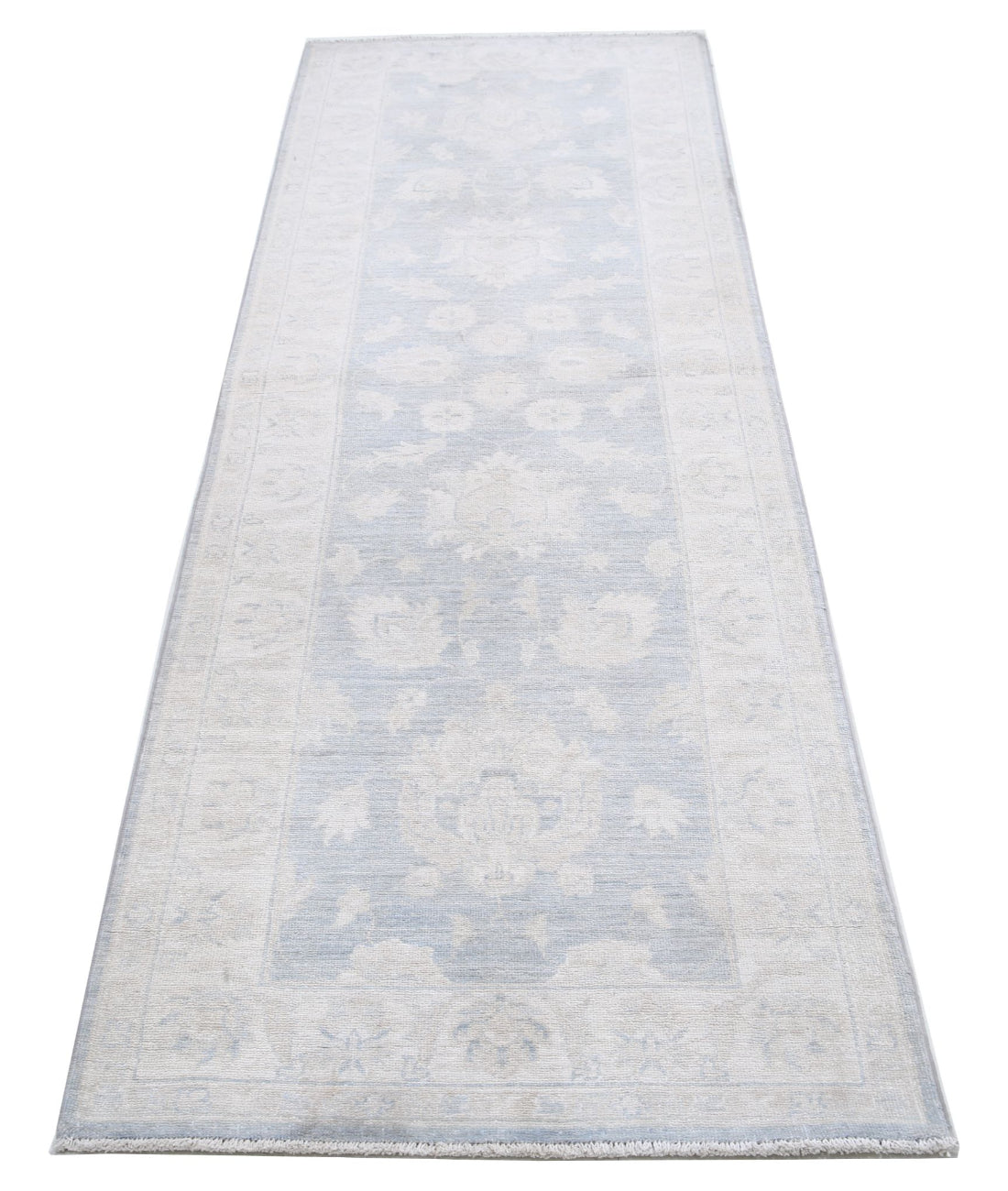 Serenity 2'8'' X 7'11'' Hand-Knotted Wool Rug 2'8'' x 7'11'' (80 X 238) / Grey / Ivory