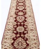 Ziegler 2'7'' X 13'8'' Hand-Knotted Wool Rug 2'7'' x 13'8'' (78 X 410) / Burgundy / Ivory