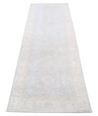 Serenity 2'6'' X 7'11'' Hand-Knotted Wool Rug 2'6'' x 7'11'' (75 X 238) / Blue / Ivory