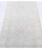 Serenity 2'6'' X 7'11'' Hand-Knotted Wool Rug 2'6'' x 7'11'' (75 X 238) / Blue / Ivory
