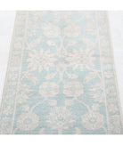 Serenity 2'0'' X 4'8'' Hand-Knotted Wool Rug 2'0'' x 4'8'' (60 X 140) / Blue / Blue