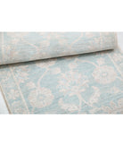 Serenity 2'0'' X 4'8'' Hand-Knotted Wool Rug 2'0'' x 4'8'' (60 X 140) / Blue / Blue