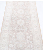 Serenity 2'8'' X 7'8'' Hand-Knotted Wool Rug 2'8'' x 7'8'' (80 X 230) / Brown / Ivory