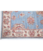 Ziegler 2'9'' X 8'2'' Hand-Knotted Wool Rug 2'9'' x 8'2'' (83 X 245) / Blue / Ivory