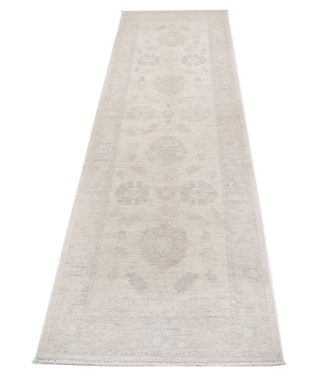 Serenity 2'6'' X 8'6'' Hand-Knotted Wool Rug 2'6'' x 8'6'' (75 X 255) / Ivory / Brown