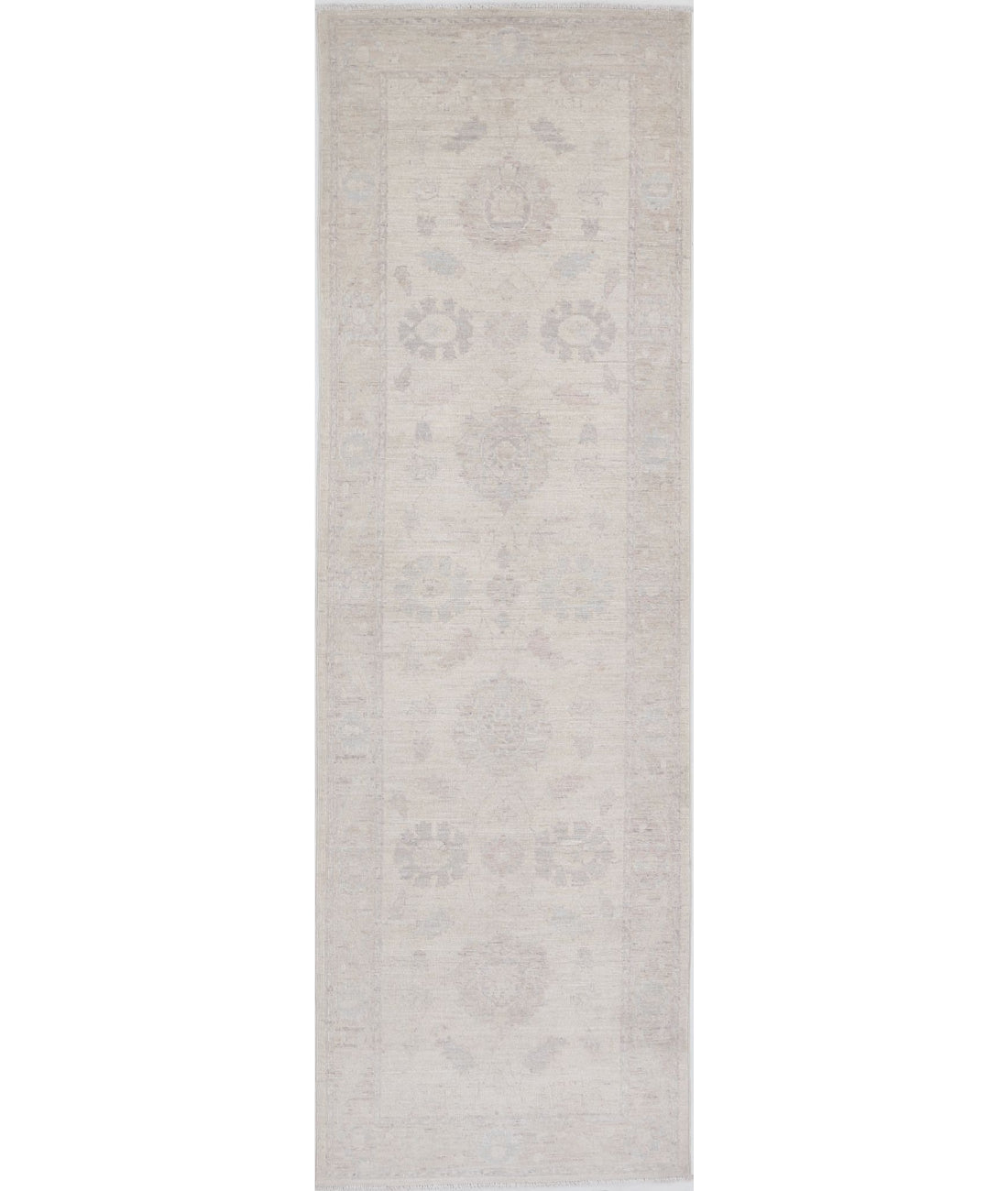 Serenity 2'6'' X 8'6'' Hand-Knotted Wool Rug 2'6'' x 8'6'' (75 X 255) / Ivory / Brown