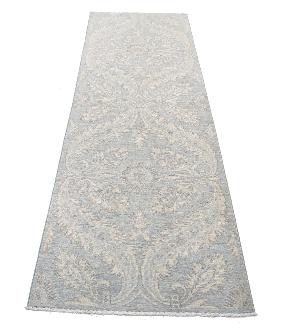 Serenity 2'7'' X 7'11'' Hand-Knotted Wool Rug 2'7'' x 7'11'' (78 X 238) / Grey / Grey