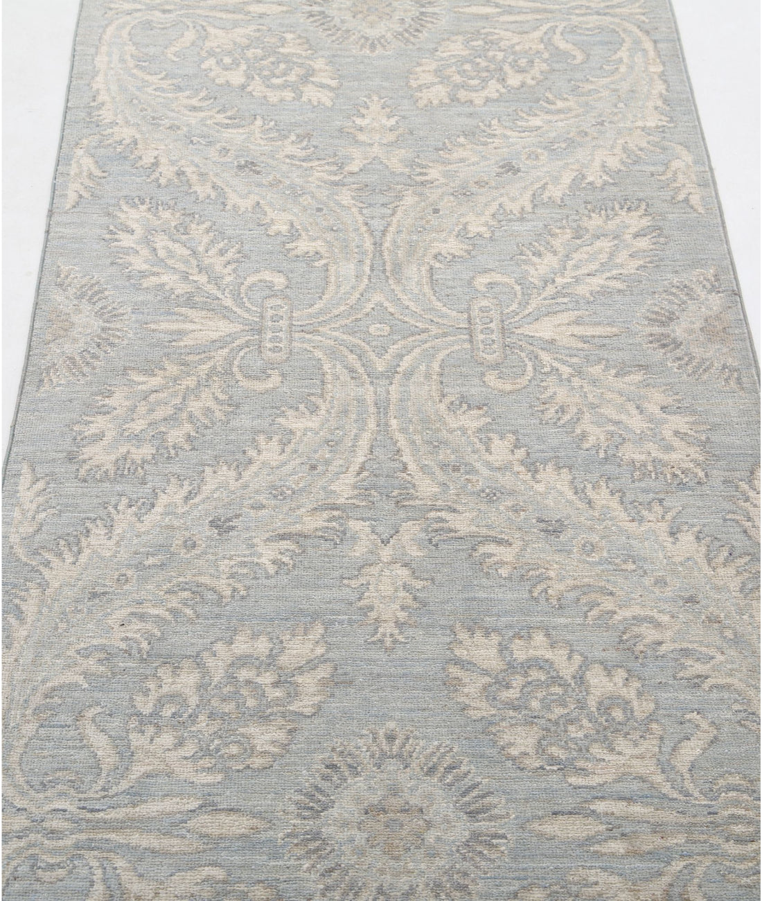 Serenity 2'7'' X 7'11'' Hand-Knotted Wool Rug 2'7'' x 7'11'' (78 X 238) / Grey / Grey