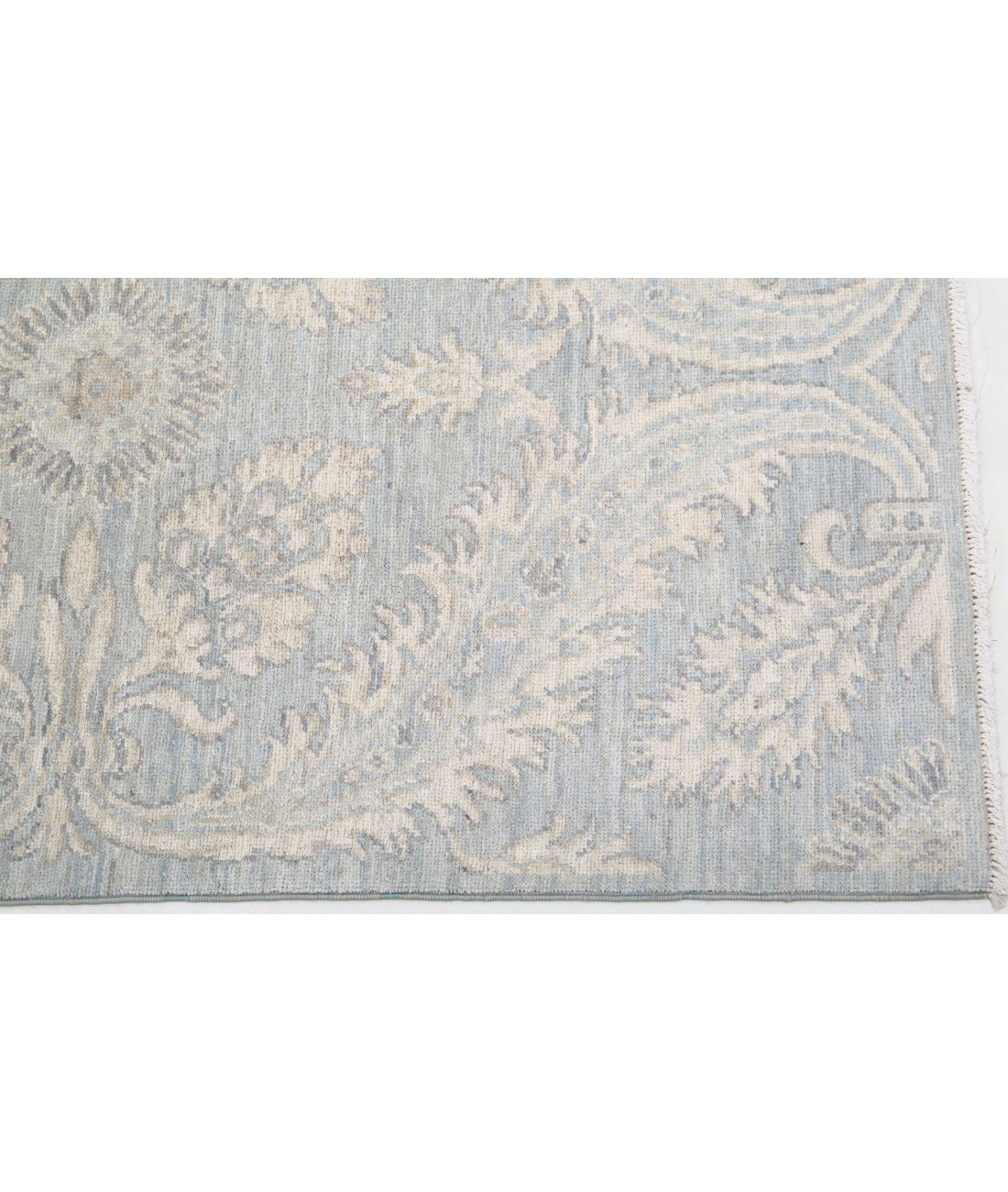 Serenity 2'7'' X 7'11'' Hand-Knotted Wool Rug 2'7'' x 7'11'' (78 X 238) / Grey / Grey