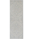 Serenity 2'7'' X 7'11'' Hand-Knotted Wool Rug 2'7'' x 7'11'' (78 X 238) / Grey / Grey