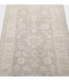 Serenity 2'7'' X 8'0'' Hand-Knotted Wool Rug 2'7'' x 8'0'' (78 X 240) / Brown / Ivory