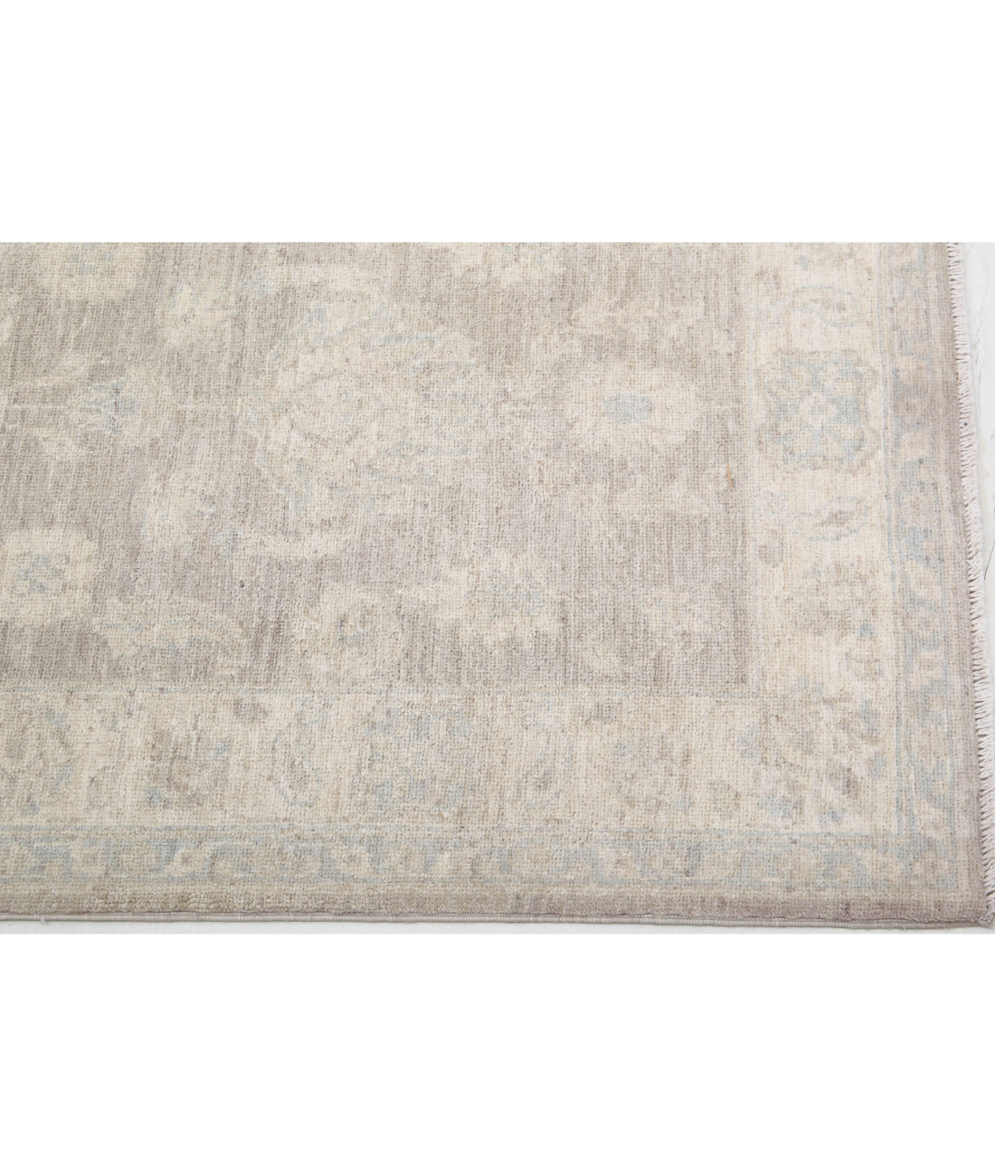 Serenity 2'7'' X 8'0'' Hand-Knotted Wool Rug 2'7'' x 8'0'' (78 X 240) / Brown / Ivory