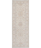 Serenity 2'7'' X 7'8'' Hand-Knotted Wool Rug 2'7'' x 7'8'' (78 X 230) / Ivory / Ivory