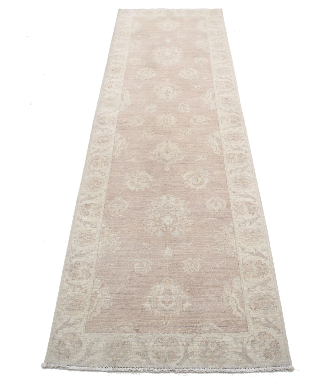 Serenity 2'5'' X 7'11'' Hand-Knotted Wool Rug 2'5'' x 7'11'' (73 X 238) / Brown / Ivory