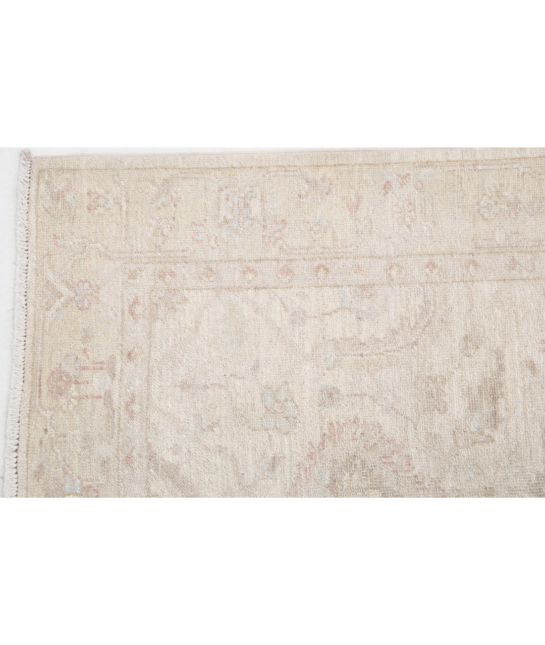 Serenity 2'7'' X 7'9'' Hand-Knotted Wool Rug 2'7'' x 7'9'' (78 X 233) / Ivory / Ivory