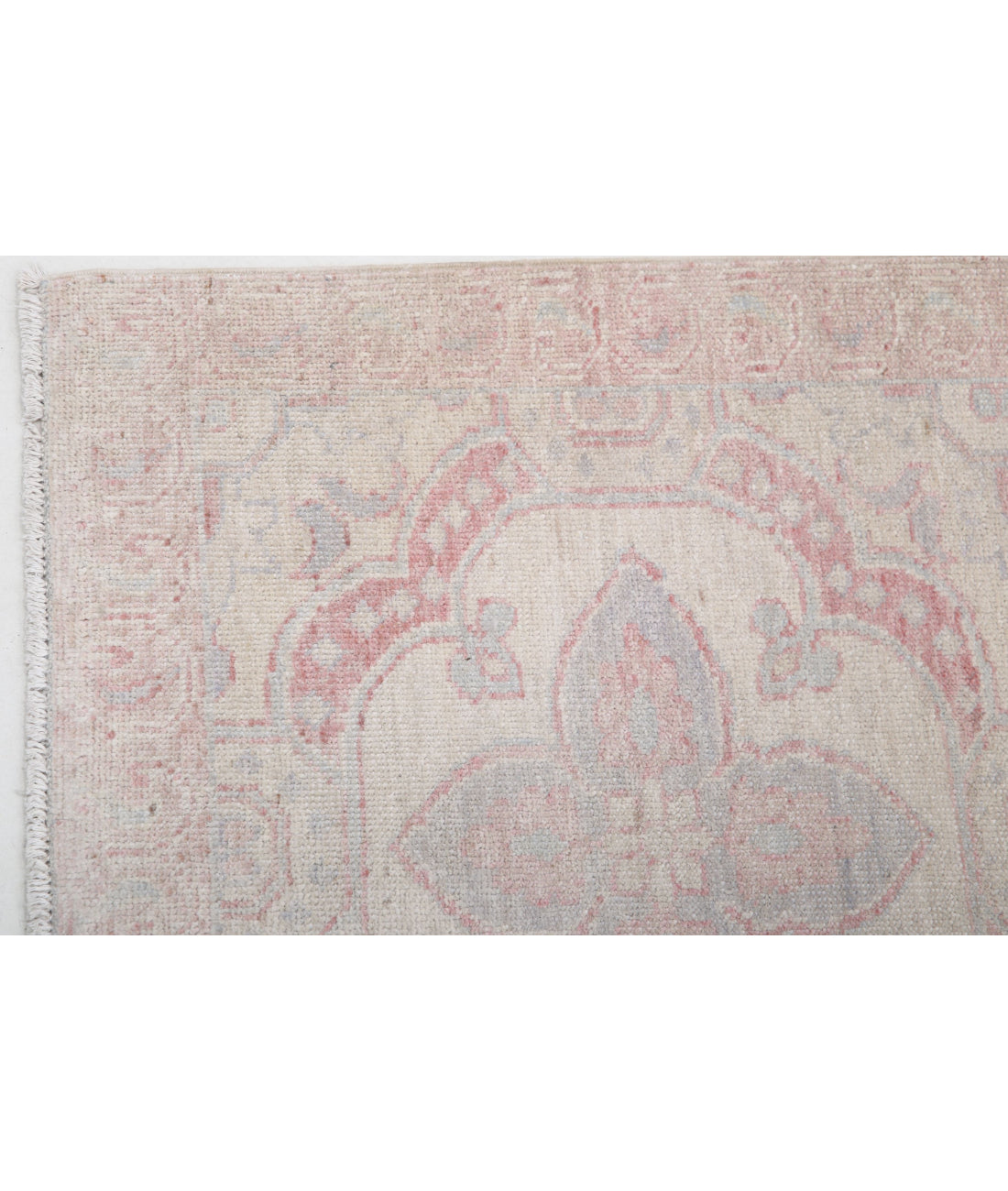 Serenity 1'11'' X 6'2'' Hand-Knotted Wool Rug 1'11'' x 6'2'' (58 X 185) / Ivory / Ivory