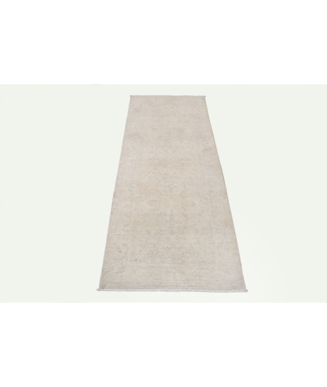 Serenity 2'5'' X 6'2'' Hand-Knotted Wool Rug 2'5'' x 6'2'' (73 X 185) / Ivory / Ivory