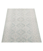 Serenity 2'7'' X 8'1'' Hand-Knotted Wool Rug 2'7'' x 8'1'' (78 X 243) / Green / Ivory