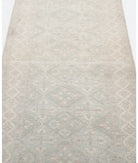 Serenity 2'8'' X 8'0'' Hand-Knotted Wool Rug 2'8'' x 8'0'' (80 X 240) / Green / Ivory