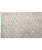 Serenity 2'8'' X 8'0'' Hand-Knotted Wool Rug 2'8'' x 8'0'' (80 X 240) / Green / Ivory