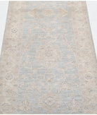 Serenity 2'8'' X 6'3'' Hand-Knotted Wool Rug 2'8'' x 6'3'' (80 X 188) / Grey / Ivory