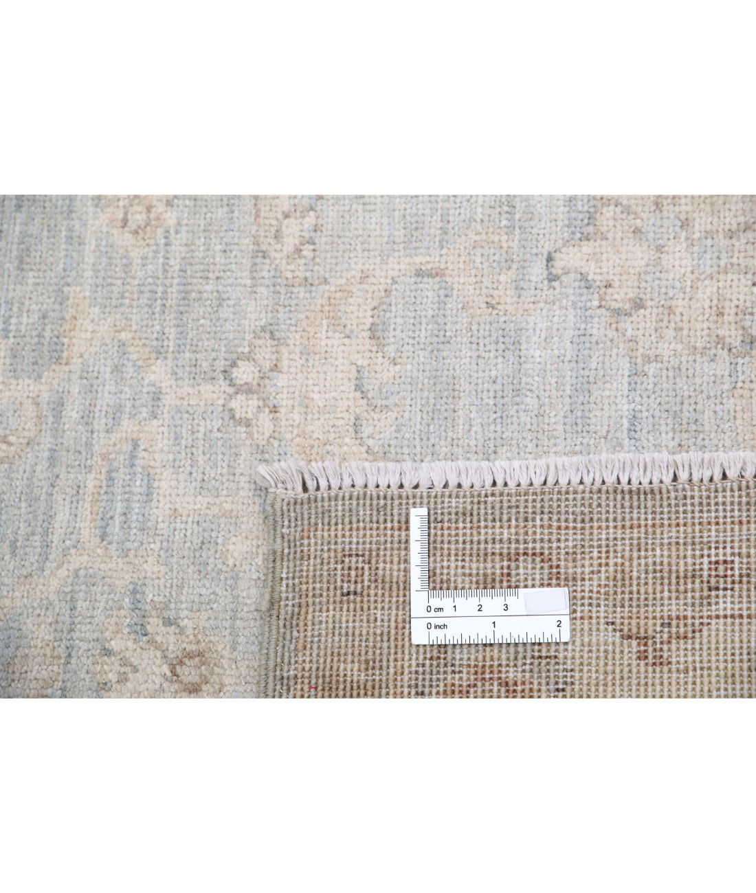 Serenity 2'8'' X 6'3'' Hand-Knotted Wool Rug 2'8'' x 6'3'' (80 X 188) / Grey / Ivory