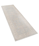 Serenity 2'8'' X 8'1'' Hand-Knotted Wool Rug 2'8'' x 8'1'' (80 X 243) / Grey / Ivory