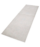 Serenity 2'8'' X 8'3'' Hand-Knotted Wool Rug 2'8'' x 8'3'' (80 X 248) / Brown / Ivory