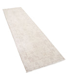 Serenity 2'8'' X 8'9'' Hand-Knotted Wool Rug 2'8'' x 8'9'' (80 X 263) / Ivory / Ivory