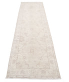 Serenity 2'8'' X 8'9'' Hand-Knotted Wool Rug 2'8'' x 8'9'' (80 X 263) / Ivory / Ivory