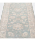 Serenity 2'7'' X 7'5'' Hand-Knotted Wool Rug 2'7'' x 7'5'' (78 X 223) / Grey / Ivory