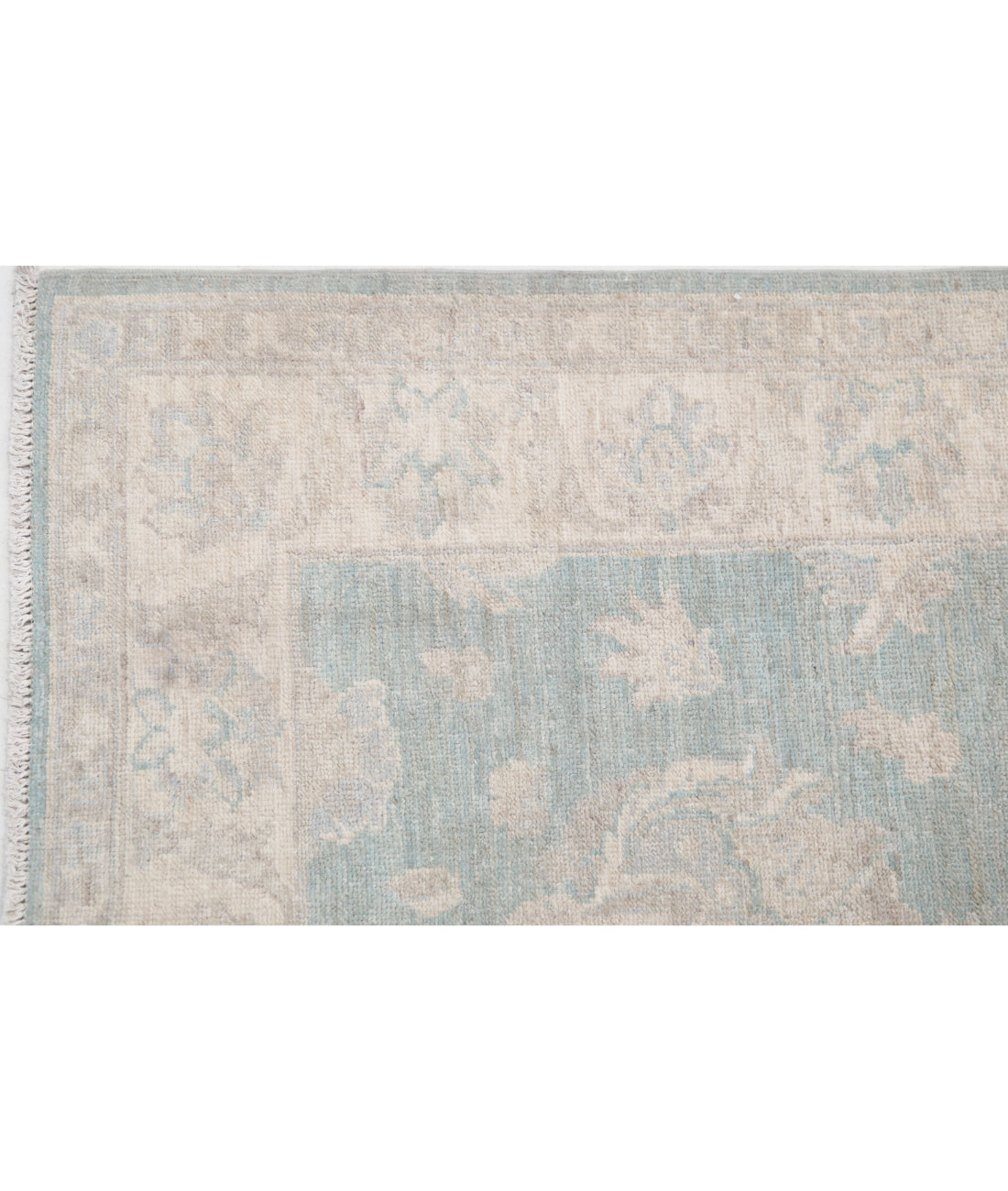 Serenity 2'7'' X 7'5'' Hand-Knotted Wool Rug 2'7'' x 7'5'' (78 X 223) / Grey / Ivory