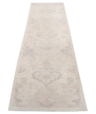 Serenity 2'8'' X 9'0'' Hand-Knotted Wool Rug 2'8'' x 9'0'' (80 X 270) / Ivory / Ivory