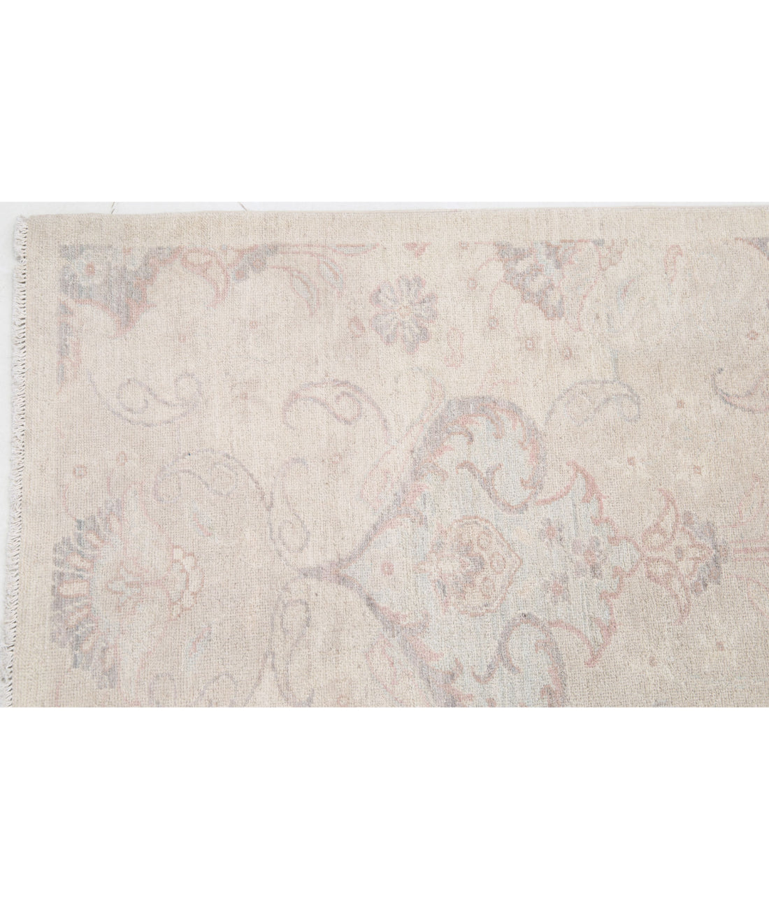 Serenity 2'8'' X 9'0'' Hand-Knotted Wool Rug 2'8'' x 9'0'' (80 X 270) / Ivory / Ivory