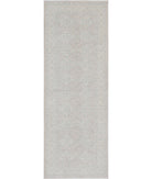 Serenity 2'7'' X 7'9'' Hand-Knotted Wool Rug 2'7'' x 7'9'' (78 X 233) / Brown / Ivory