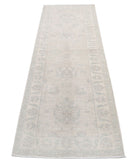 Serenity 2'7'' X 7'9'' Hand-Knotted Wool Rug 2'7'' x 7'9'' (78 X 233) / Brown / Ivory