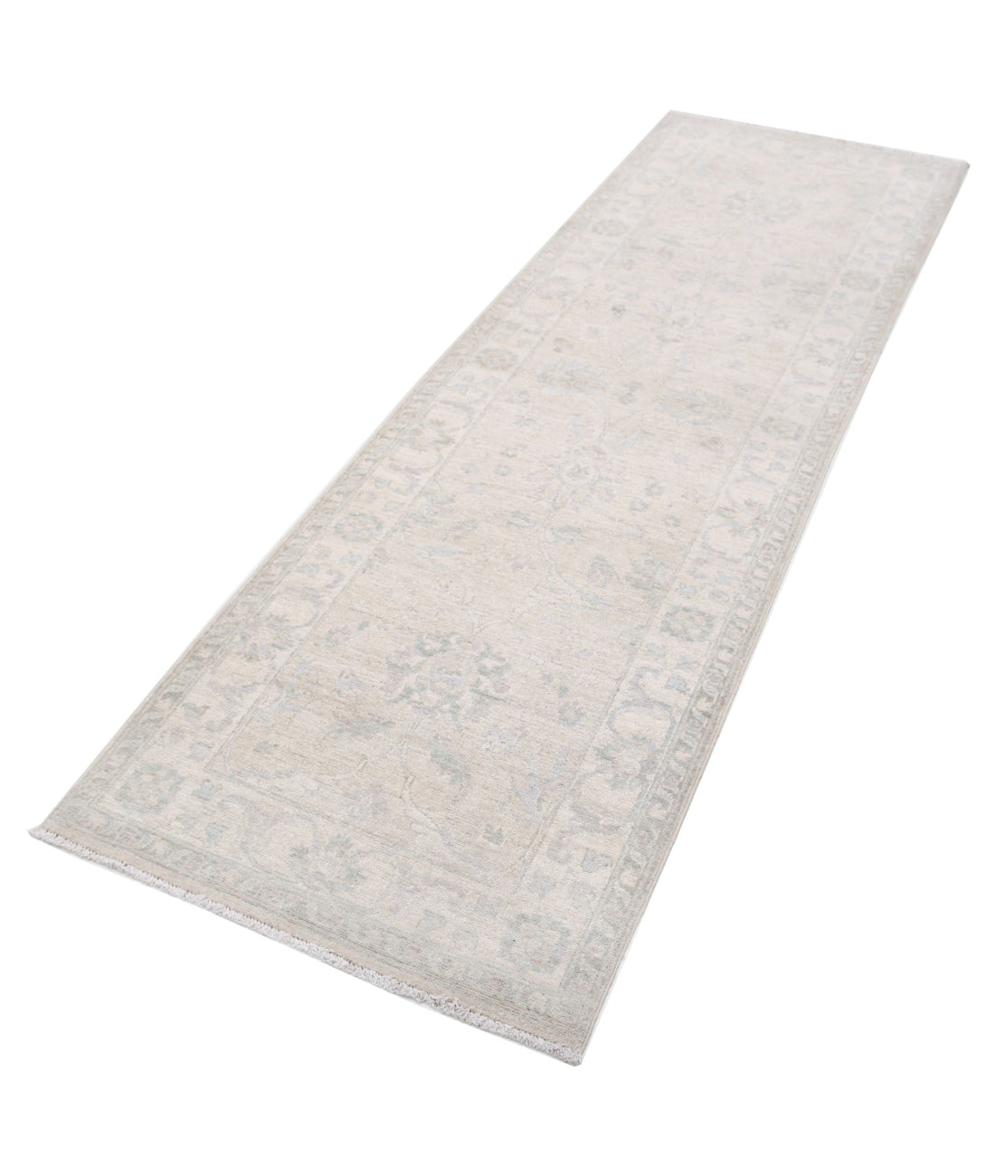 Serenity 2'6'' X 8'2'' Hand-Knotted Wool Rug 2'6'' x 8'2'' (75 X 245) / Brown / Ivory