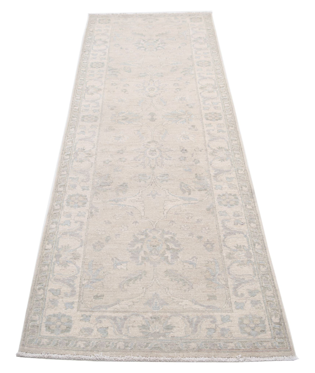 Serenity 2'6'' X 8'2'' Hand-Knotted Wool Rug 2'6'' x 8'2'' (75 X 245) / Brown / Ivory