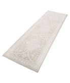 Serenity 2'8'' X 8'5'' Hand-Knotted Wool Rug 2'8'' x 8'5'' (80 X 253) / Brown / Ivory