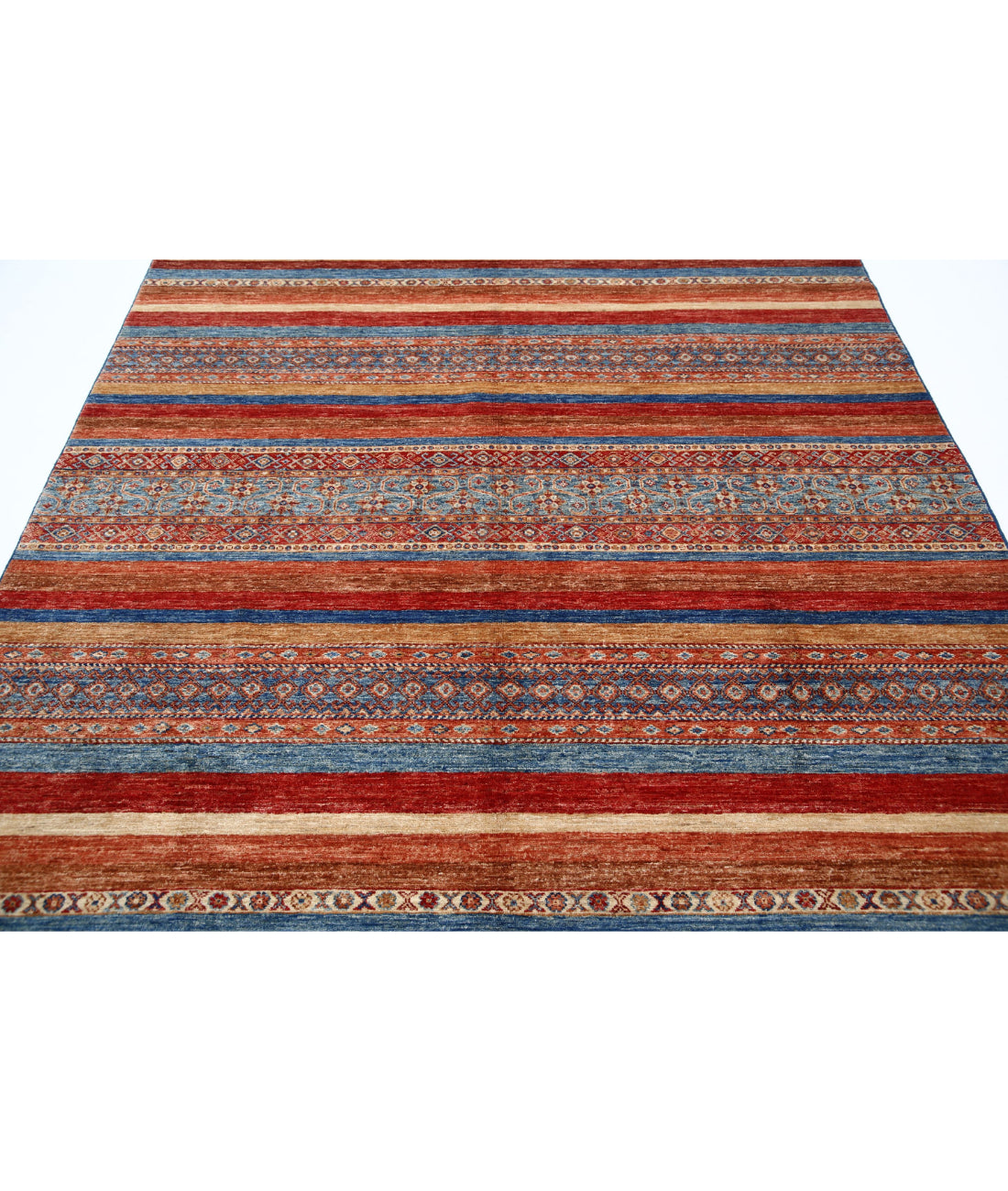 Khurjeen 6'7'' X 10'0'' Hand-Knotted Wool Rug 6'7'' x 10'0'' (198 X 300) / Multi / Multi