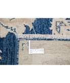 Serenity 5'5'' X 7'6'' Hand-Knotted Wool Rug 5'5'' x 7'6'' (163 X 225) / Blue / Ivory