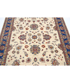 Ziegler 5'5'' X 7'5'' Hand-Knotted Wool Rug 5'5'' x 7'5'' (163 X 223) / Ivory / Blue