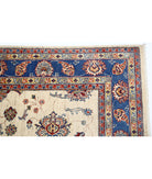 Ziegler 5'5'' X 7'5'' Hand-Knotted Wool Rug 5'5'' x 7'5'' (163 X 223) / Ivory / Blue