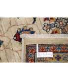 Ziegler 5'5'' X 7'5'' Hand-Knotted Wool Rug 5'5'' x 7'5'' (163 X 223) / Ivory / Blue