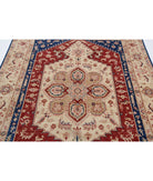 Heriz 5'7'' X 7'9'' Hand-Knotted Wool Rug 5'7'' x 7'9'' (168 X 233) / Blue / Ivory