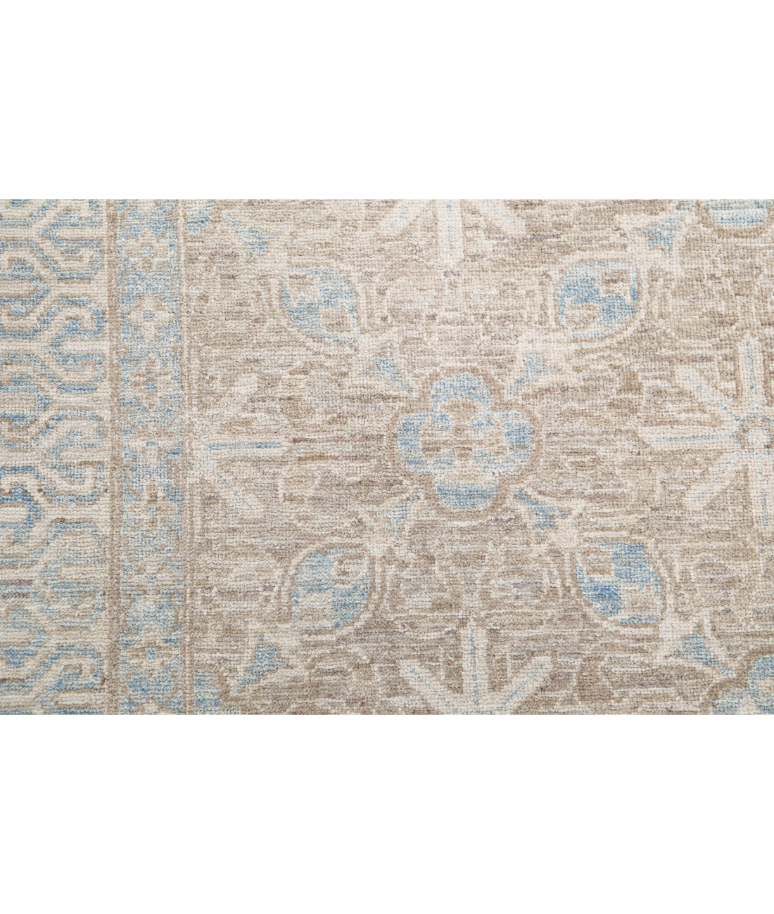 Serenity 5'7'' X 8'5'' Hand-Knotted Wool Rug 5'7'' x 8'5'' (168 X 253) / Taupe / Ivory