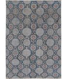 Onyx 5'9'' X 8'3'' Hand-Knotted Wool Rug 5'9'' x 8'3'' (173 X 248) / Blue / Grey