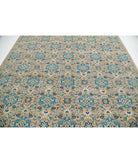 Artemix 8'10'' X 11'7'' Hand-Knotted Wool Rug 8'10'' x 11'7'' (265 X 348) / Taupe / Blue