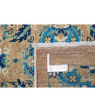 Artemix 8'10'' X 11'7'' Hand-Knotted Wool Rug 8'10'' x 11'7'' (265 X 348) / Taupe / Blue